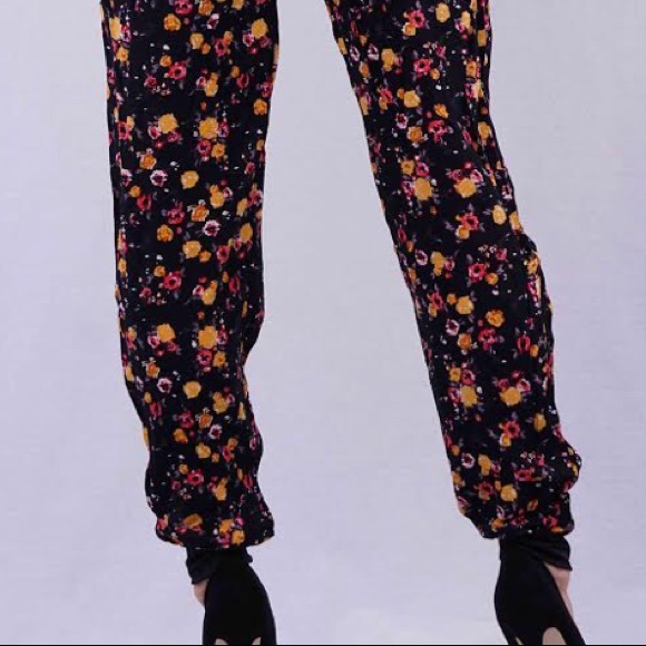 NWT Light weight casual joggers floral 05 - Picture 4 of 4